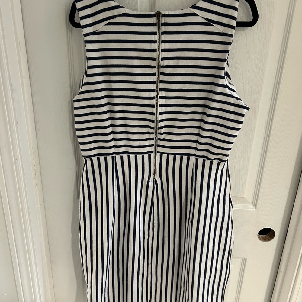 Old Navy Striped Mini Dress - Navy and White - Picture 4 of 6